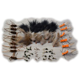 57 Flies | Fly Fishing Assortment | Guide Andy Stutz's Colorado Exclusive Trout Flies Set | Mustad Signature Fly Hooks