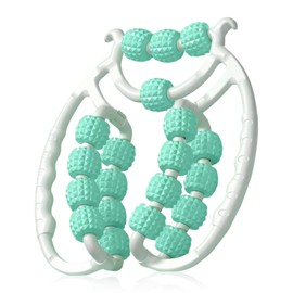 Massage Roller Legs, Leg Massager - Massage Roller with Handle Leg, Thin Leg Fat, Promotes Blood Circulation, Massage Roller, Foot Massage Roller Legs, Suitable for Leg, Arm Massage (Green)