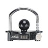 LCGP Black Trailer Hitch Lock with Combination Lock, Fits 1-7/8,2