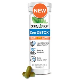 Zenwise Health Zenwise Health 7 Day Cleanse C Detox & Colon Cleanse for Men & Women, Gut Cleanse Detox Pills for Digestive Health with Psyllium Husk, Senna Leaf, Bromelain, Ginger, ACV, and Probiotics - 14 CT