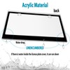 BGGTMO Clear License Plate Covers- Black Car Tag Frame, Unbreakable