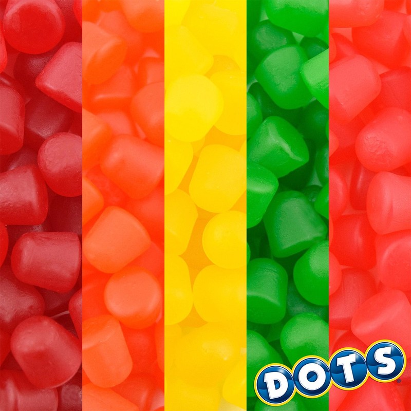 DOTS Individually Wrapped Candy - Original Gummy Candy Flavors -