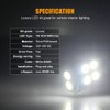 EBAIFUN - Kit de 14 luces LED blancas para interiores