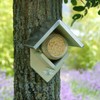 MAISONICA Peanut Butter Feeder With Zinc Roof Fsc 100% -