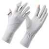 SUJAYU Ultra Thin Full Finger UV Protection Gloves Driving Gloves