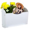 PAG Wall File Holder Wall Mounted Wood Hanging File Organizer