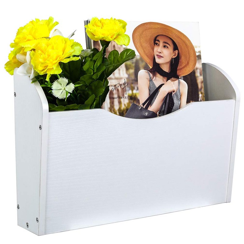 PAG Wall File Holder Wall Mounted Wood Hanging File Organizer