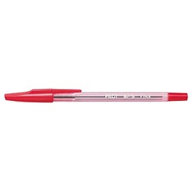 Pilot BPS Fine Ballpoint 0.5 mm Tip (Box of 12) - Red