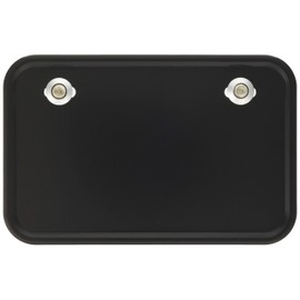 バイクパーツセンター(Bike Parts Center) ナンバープレートベース 四角 50cc~125cc ブラック 900117