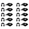 HOUSON 10 Pieces C-Clip Cable Guide, Aluminum C Buckle Bicycle