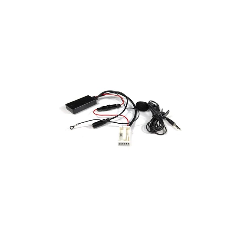 Bluetooth Aux in Adaptor A2DP with Microphone Suitable for VW