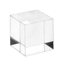 Acrylic Block/Acrylic Cube 40 x 40 x 40 mm Transparent, All-Round Shiny Polished Side Edges/Acrylic/Acrylic Glass/Solid/Decoration Zeigis®