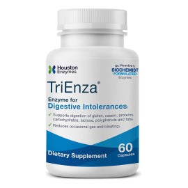 Houston Enzymes Trienza Enzimas Para Digestion 60 Capsulas Sabor Sin Sabor
