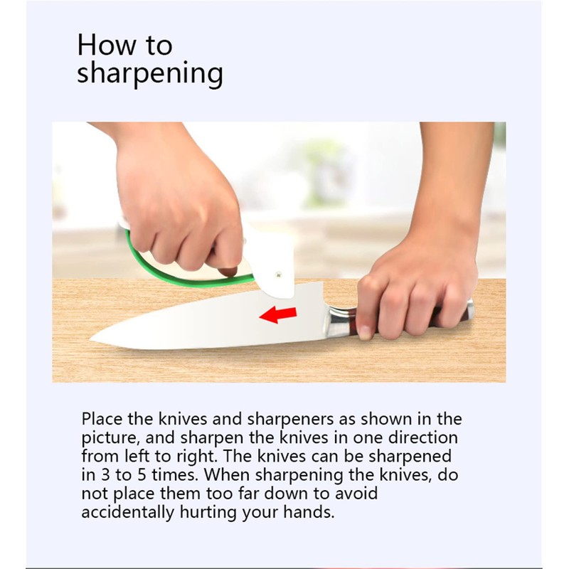 WANGCL Portable Outdoor Hand Sharpener Quick Sharpener Repairs Honey Serrated