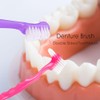 Pack of 4 Portable Denture Cleaning Brushes with Moderate Multilayer