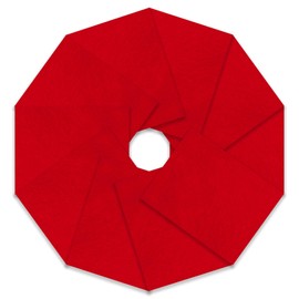 Trimits Craft Felt, 10 Pack, Red, 23 x 30cm