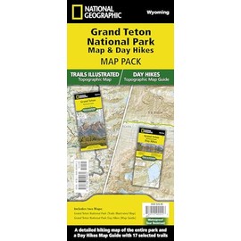 Grand Teton Day Hikes and National Park Map [Map Pack Bundle]