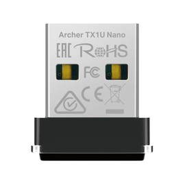 TP-Link AX300 Wi-Fi 6 USB Adapter for PC (Archer TX1U Nano) – Ultra-Compact, Plug-and-Play, MU-MIMO & OFDMA Support, Pre-Loaded Driver, 287 Mbps on 2.4 GHz