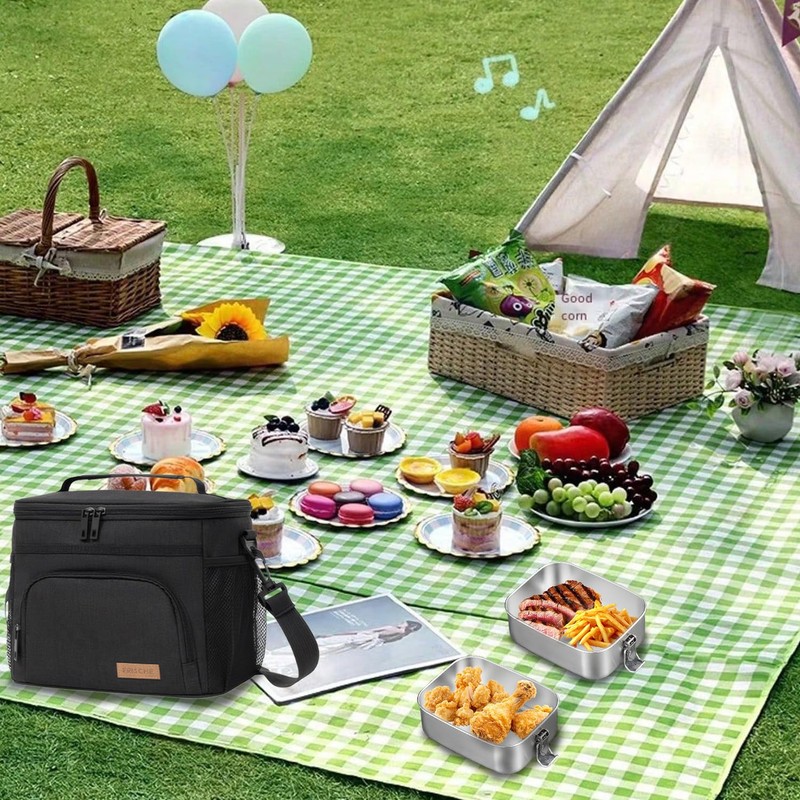 Occupaternm Cool Bag 9 L, Leak-proof Lunch Bag with 1
