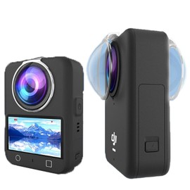 Taoricup Compatible DJI Osmo 360 Protective Lens Cover Lens Protective Film for DJI Osmo 360 Accessory Case Plastic Film