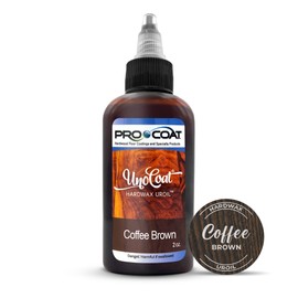 UnoCoat Hardwax Uroil Color Samples - Made in USA - Advanced Wood Grain Treatment for Indoor Applications, Urethane-Modified Hard Wax Oil, for Any Wood Species - 2 oz / 59 ml - Coffee Brown