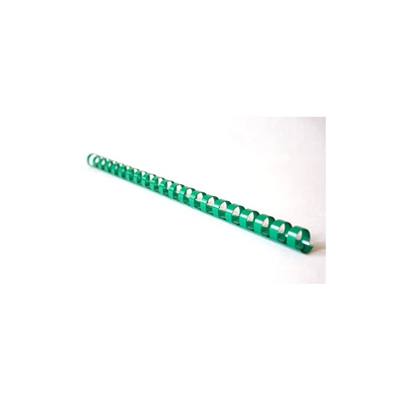 Bind2Go Green Plastic Comb 21 Rings A4 25x (8mm)