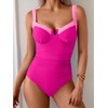 B2prity Women's Underwire One Piece Swimsuits Tummy Control Bathing Suits