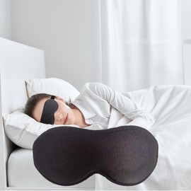 Acpetdr Sleep Mask for Back and Side Sleeper, 100% Block Out Light, Eye Mask Sleeping of 3D Night Blindfold，Items to Help You Sleep-Night Shift Nurse Essentials-Blackout Sleep mask