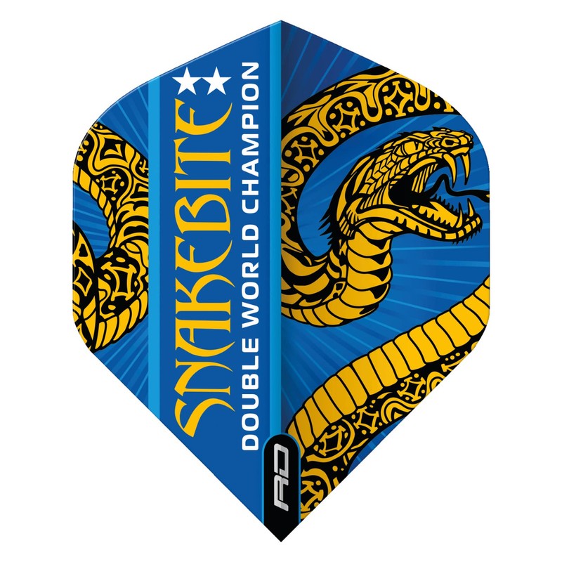 RED DRAGON Peter Wright Snakebite DWC Hardcore Dart Flight Collection