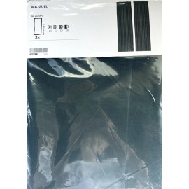 IKEA MAJGULL, Dark Turquoise, Blackout Curtains, 1 Pair (57x98 ") 604.881.11 NEW
