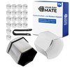 Wheel Bolt and Nut Caps Set, 21 Pieces, for 17