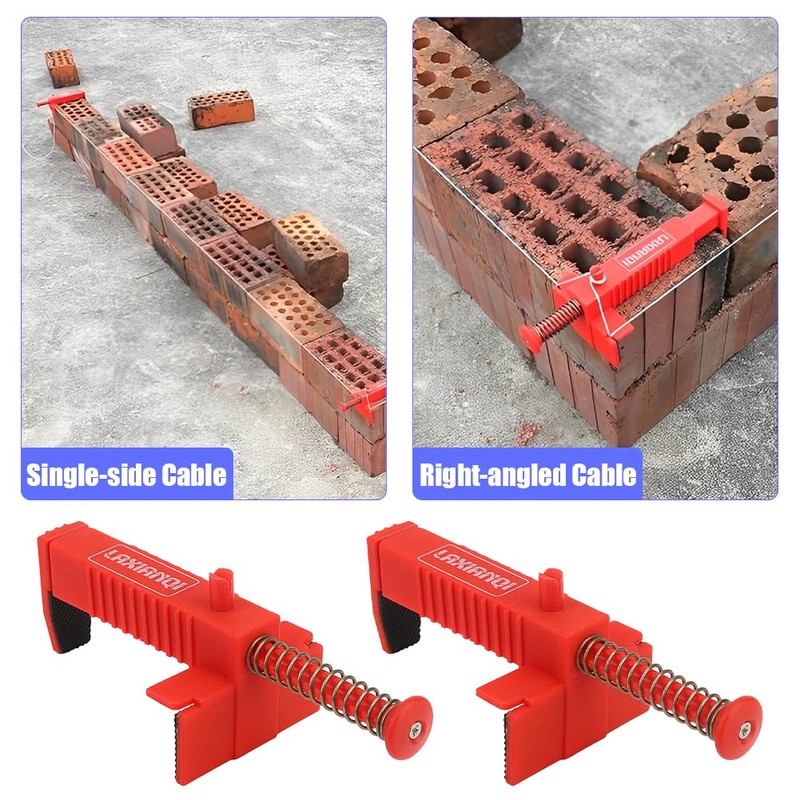 Brick Liner Runner, Fixer Line Clips Wire Drawer Bricklaying Tool