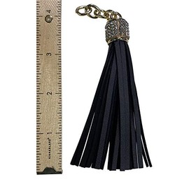 Belagio Enterprises WLT-56-02 Leather Tassel, Black 6 Pack