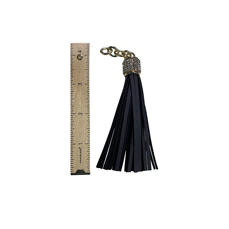 Belagio Enterprises WLT-56-02 Leather Tassel, Black 6 Pack