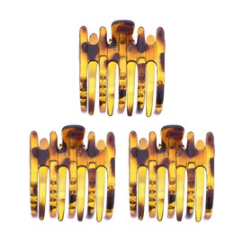 Pack of 3 Large Elegant Tortoiseshell French Roll 13cm Hair Clamps/Claws/Clips