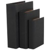 Deco 79 Faux Leather Decorative Box Book Shaped Book Shaped