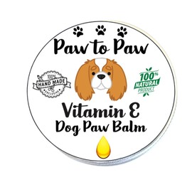 Paw to Paw Dog Paw Butter (30ml) Natural Lick Safe cat nose balm protector, softens & protects a rough paw