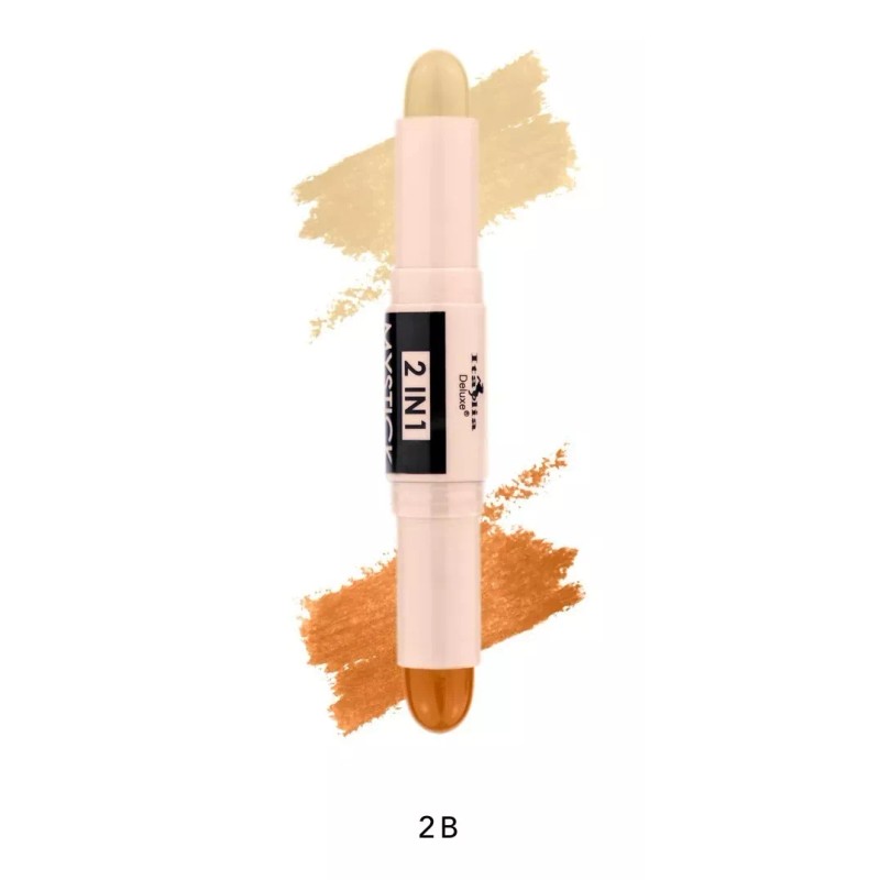 Italia Deluxe Corrector Y Contorno En Barra 2 En 1