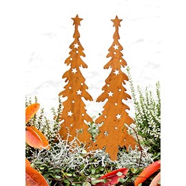 LB H&F Lilienburg Christmas Decoration Rust Metal Weatherproof