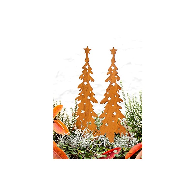 LB H&F Lilienburg Christmas Decoration Rust Metal Weatherproof
