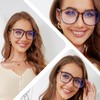 Dolarosey 2 Pack Blue Light Blocking Glasses Oversized Frame for