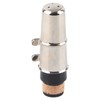Clarinet Mouthpiece Kit with Ligature and Plastic Cap Portable Black