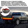 dawfall Car Tailgate Light Bar, 59" Three Row Waterproof and