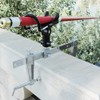 Fishing Support Rod Holder Heavy Duty Metal Universal Clamp-On Boat