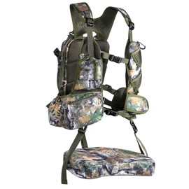 LUCKY CLOVER Turkey Vest, Comfortable Turkey Hunting Vest with Seat Cushion, Turkey Hunting Gear Accessories