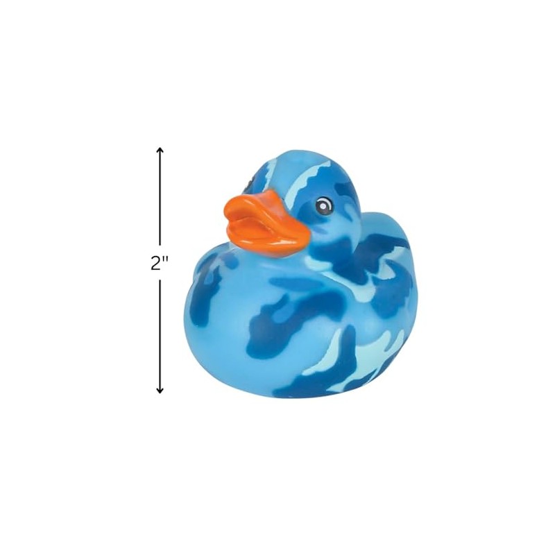 Rhode Island Novelty 2 Inch Camouflage Rubber Duckies, One Dozen