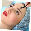 IWOWHERO Facial Hair Remover Tweezers Eyebrow Precision Clip Stainless Steel