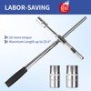 BCJCLTS Lug Wrench, 4 Way Tire Iron for Car,Tire Wrench