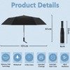 ZOMAKE Automatic Open Close Folding Umbrella- 3 Seconds Shape Memory