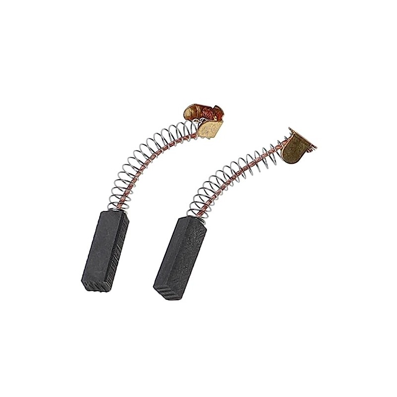 vhbw 2 x Carbon Brushes Motor Carbon Abrasive Carbon 4